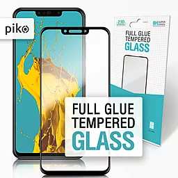 Защитное стекло Piko Full Glue для Huawei P Smart Plus  Черное (1283126487880)