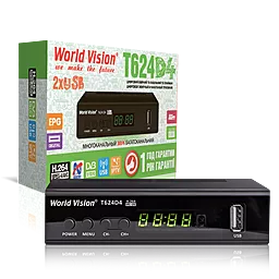 Цифровой тюнер Т2 World Vision T624D4 - миниатюра 3 Цифровой тюнер Т2 World Vision T624D4 - миниатюра 3