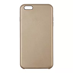 Чехол Apple Leather Case iPhone 6S Gold (OEM)