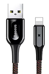 Кабель Baseus X-Type Light USB-A - Lightning 12w 2.4a 1м cable Black (CALXD-B01)