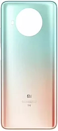 Задняя крышка корпуса Xiaomi Redmi Note 9 Pro 5G с логотипом "MI" Red/Mint - фото Задняя крышка корпуса Xiaomi Redmi Note 9 Pro 5G с логотипом "MI" Red/Mint