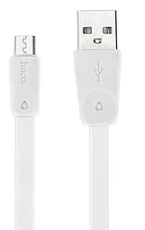Кабель Hoco x9 High Speed USB-A - micro USB 12w 2.4a 1м cable White - фото Кабель Hoco x9 High Speed USB-A - micro USB 12w 2.4a 1м cable White