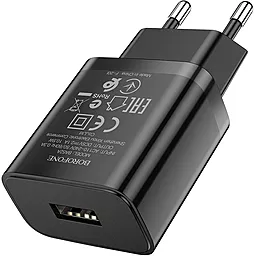 Сетевое зарядное устройство Borofone BA52A Gamble 2.1a home charger + micro USB cable black - миниатюра 7