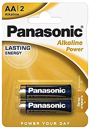 Батарейки Panasonic AA (R6) Alkaline Power 2шт (LR6REB/2BP)
