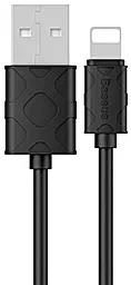 Кабель Baseus Yaven USB-A - Lightning 12w 2.4a 1м cable Black (CALUN-01) - фото Кабель Baseus Yaven USB-A - Lightning 12w 2.4a 1м cable Black (CALUN-01)