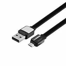 Кабель Remax Platinum USB-A - micro USB 12w 2.4a 1м cable Black (RC-154m) - фото Кабель Remax Platinum USB-A - micro USB 12w 2.4a 1м cable Black (RC-154m)