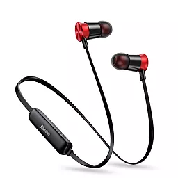 Наушники Baseus Encok S07 Red/Black (NGS07-19) - фото Наушники Baseus Encok S07 Red/Black (NGS07-19)