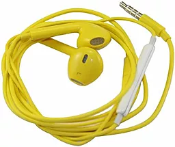 Наушники Apple EarPods HC Yellow - миниатюра 2