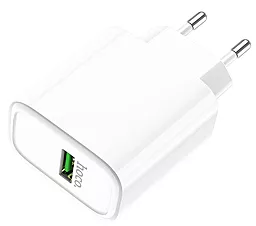 Сетевое зарядное устройство с быстрой зарядкой Hoco C69A 22.5w QC3.0 home charger white - фото Сетевое зарядное устройство с быстрой зарядкой Hoco C69A 22.5w QC3.0 home charger white
