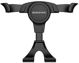 Держатель с автозажимом Borofone BH9 Gravity Black - фото Держатель с автозажимом Borofone BH9 Gravity Black