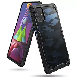 Чохол Ringke Fusion X Samsung M515 Galaxy M51 Camo Black (RCS4804)