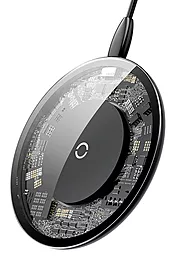 Беспроводное (индукционное) зарядное устройство быстрой QI зарядки Baseus Simple Wireless Charger Crystal (CCALL-AJK01) - миниатюра 2