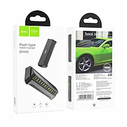 Автовизитка Hoco DPH02 / Black - миниатюра 2 Автовизитка Hoco DPH02 / Black - миниатюра 2