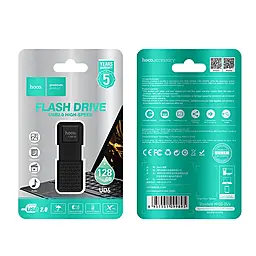 Флешка Hoco UD6 Intelligent U disk 128Gb matte black - миниатюра 2 Флешка Hoco UD6 Intelligent U disk 128Gb matte black - миниатюра 2