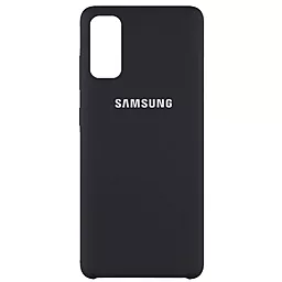 Чехол Epik Silicone Cover (AAA) Samsung G980 Galaxy S20 Black
