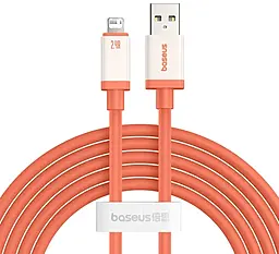 Кабель Baseus 0 Series USB-A - Ligtning 12w 2.4a 2м cable Orange (P10368803731-01) - фото Кабель Baseus 0 Series USB-A - Ligtning 12w 2.4a 2м cable Orange (P10368803731-01)