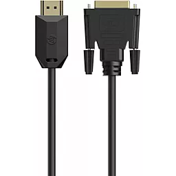 Відеокабель HDMI - DVI 2k 60hz 3m black (DHC-HD05-03M) HP - фото Відеокабель HDMI - DVI 2k 60hz 3m black (DHC-HD05-03M) HP