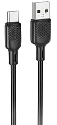 Кабель Borofone BX113 Silicone USB-A - Type-C 15w 3a 1м cable Black - фото Кабель Borofone BX113 Silicone USB-A - Type-C 15w 3a 1м cable Black