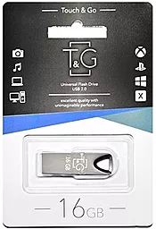 Флешка T&G 16GB 117 Metal Series USB 2.0 (TG117BK-16G) Black