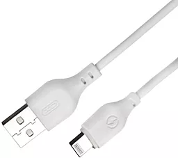 Кабель XO NB103 Bell USB-A - Lightning 10.5w 2м cable White - мініатюра 2 Кабель XO NB103 Bell USB-A - Lightning 10.5w 2м cable White - мініатюра 2