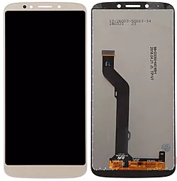 Дисплей Motorola Moto E5 Plus (XT1924) (EU 157mm) с тачскрином, Gold - фото Дисплей Motorola Moto E5 Plus (XT1924) (EU 157mm) с тачскрином, Gold