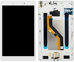 Дисплей для планшету Samsung Galaxy Tab A 8.0 2019 T295 (LTE) з тачскріном і рамкою, White