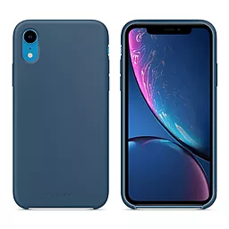 Чехол MAKE Silicone Case Apple iPhone XR Blue (MCS-AIXRBL)