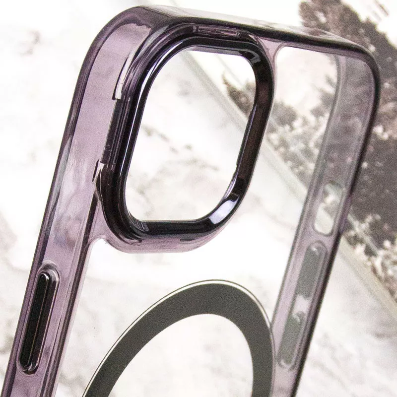 Чехол Epik Iris with MagSafe для Apple iPhone 14 Black - фото 6