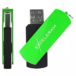 Флешка Exceleram 16GB P2 Series USB 2.0 (EXP2U2GRB16) Green - миниатюра 5