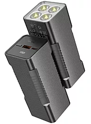 Повербанк Hoco Q15 Flashlight 10000 mAh 22.5W Black - фото Повербанк Hoco Q15 Flashlight 10000 mAh 22.5W Black