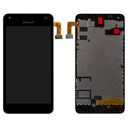 Дисплей Microsoft Lumia 550 (RM-1127) с тачскрином и рамкой, Black - фото Дисплей Microsoft Lumia 550 (RM-1127) с тачскрином и рамкой, Black