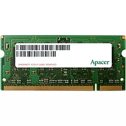 Оперативна пам'ять для ноутбука Apacer SoDIMM DDR2 2GB 800 MHz (AS02GE800C6NBGC)