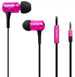 Навушники Awei ES-100i Pink