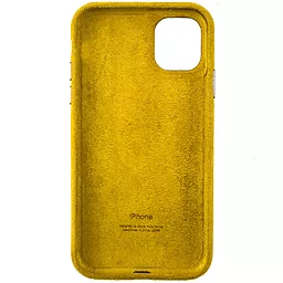 Чехол Epik ALCANTARA Case Full Apple iPhone 12 Pro Max Yellow - миниатюра 2