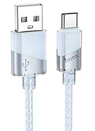 Кабель Hoco U132 USB-A - Type-C 15w 3a 1.2м cable sky Blue - фото Кабель Hoco U132 USB-A - Type-C 15w 3a 1.2м cable sky Blue