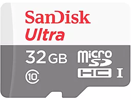 Карта пам'яті SanDisk microSDHC 32GB Class Ultra 10 UHS-I (SDSQUNR-032G-GN3MN)