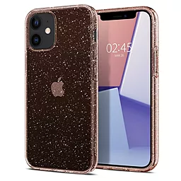 Чехол Spigen Liquid Crystal Glitter Apple iPhone 12 Mini Rose Quartz (ACS01742)