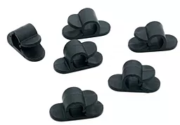 Органайзер для кабелей ExtraDigital Cable Clips CC-905 Black (KBC1708) - фото Органайзер для кабелей ExtraDigital Cable Clips CC-905 Black (KBC1708)