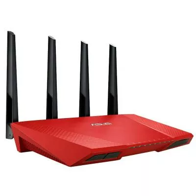 Маршрутизатор Asus RT-AC87U красный - фото 2