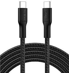 Кабель Belkin USB Type-C - Type-C 240w 5a 3м PD cable Black (CAB025HQ3MBK) - фото Кабель Belkin USB Type-C - Type-C 240w 5a 3м PD cable Black (CAB025HQ3MBK)