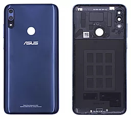 Задняя крышка корпуса Asus ZenFone Max Pro M2 ZB631KL со стеклом камеры Original Blue - фото Задняя крышка корпуса Asus ZenFone Max Pro M2 ZB631KL со стеклом камеры Original Blue