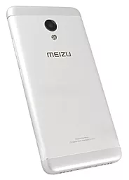 Задняя крышка корпуса Meizu M3S (Y685) со стеклом камеры Silver