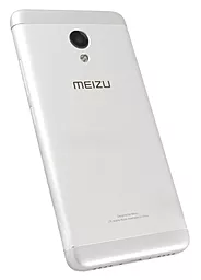 Задня кришка корпусу Meizu M3S (Y685) зі склом камери Silver