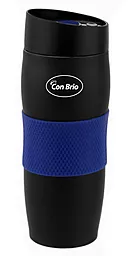 Термокружка Con Brio 380мл(CB-362) синяя