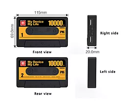 Повербанк Remax Tape 10000mAh Black - мініатюра 5