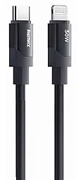 Кабель Remax RC-C157 Kyecha Series USB Type-C - Lightning 30w 3a 1.2м PD cable Black - фото Кабель Remax RC-C157 Kyecha Series USB Type-C - Lightning 30w 3a 1.2м PD cable Black