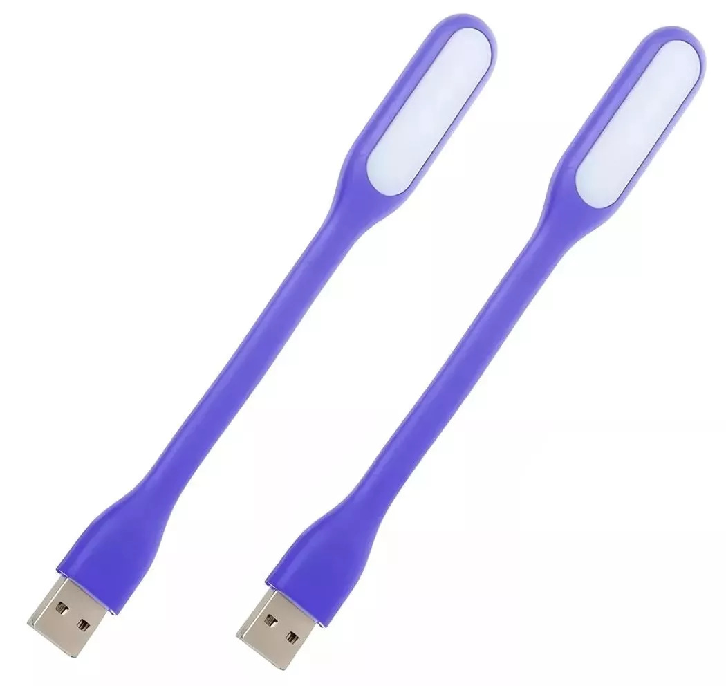 Фонарик Optima LED USB 2шт Violet (UL-001-VI2) - фото 2