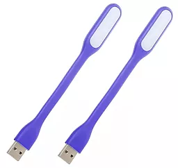 Фонарик Optima LED USB 2шт Violet (UL-001-VI2) - миниатюра 2 Фонарик Optima LED USB 2шт Violet (UL-001-VI2) - миниатюра 2