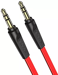 Аудіо кабель Borofone BL6 AUX mini Jack 3.5mm M/M Cable 1 м red - мініатюра 2