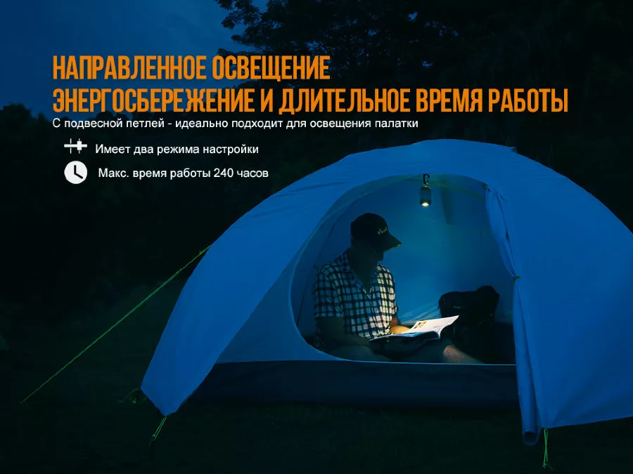 Кемпинговый фонарь Fenix CL26R Зеленый - фото 15